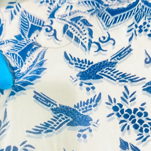 Liverpool Los Angeles Blue Floral Print Pants – Size L - Picture 17 of 17